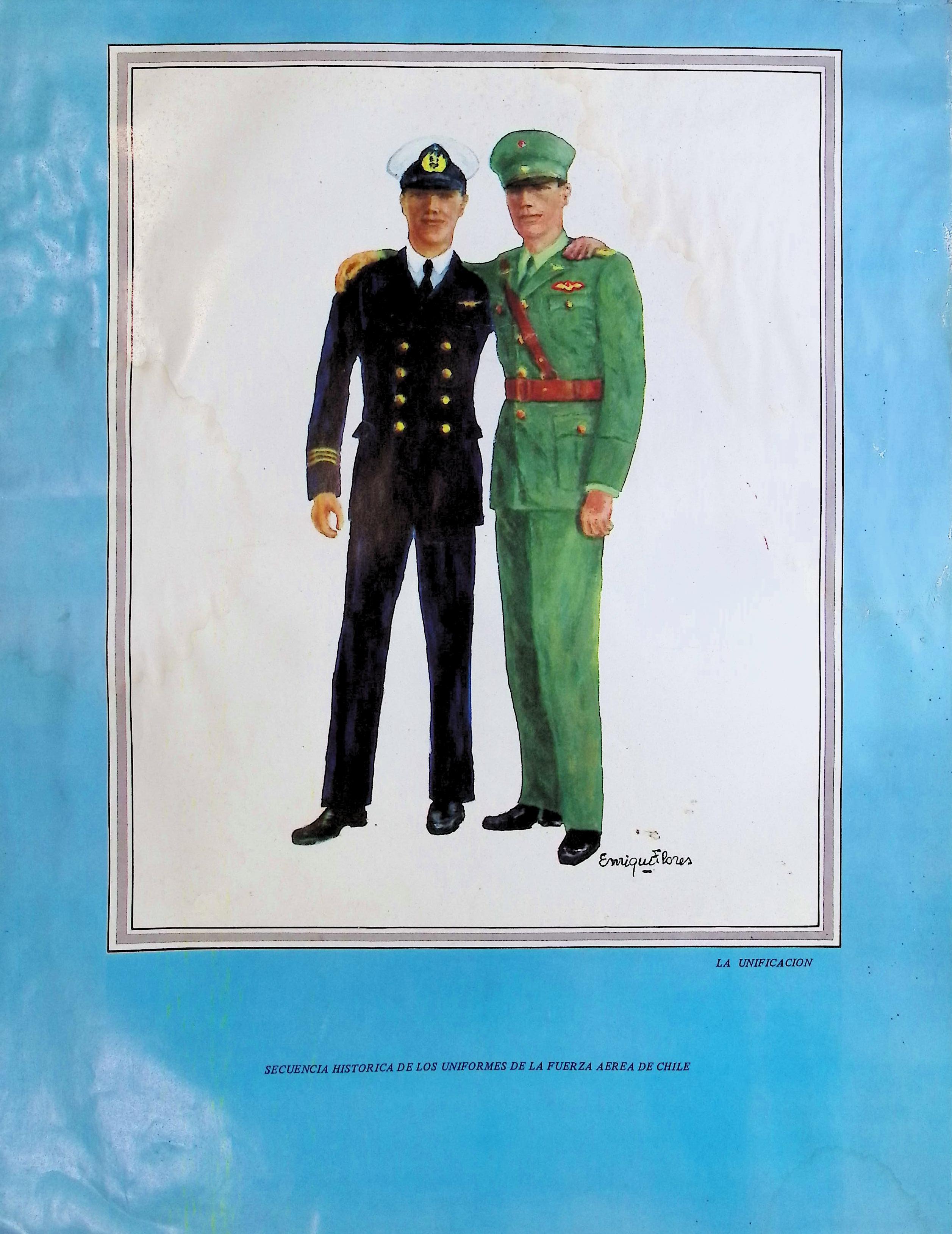 Portada del Calendario FACH 1980–1981: La Unificación